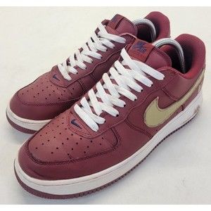 Nike Air Force 1 Low Lebron James Cavs Crimson 2004 Sz 9.5 Mens Shoes 306353-671